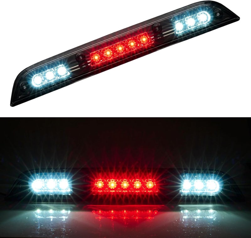 Cxdar Third 3rd Brake Light LED for 2015-2020 Ford F150, High Mount Rear Brake Lights Assembly for 2017-2020 F250/F350/F450 Super Duty, Waterproof Center Cab Lamp Stop Light - Image 1